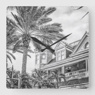 Southernmost House Clock Vierkante Klok