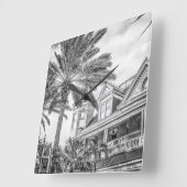 Southernmost House Clock Vierkante Klok (Hoek)