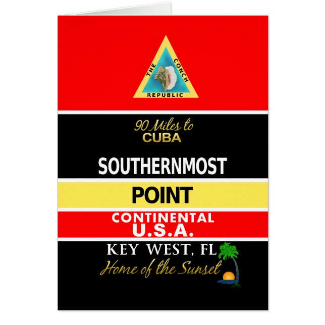 Southerst Point Buoy Key West (Voorkant)