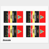 Southerst Point Buoy Key West Rechthoekige Sticker (Vel)