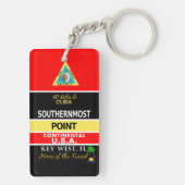 Southerst Point Buoy Key West Sleutelhanger (achterkant)