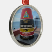 Southerst point Key West Buoy Metalen Ornament (Rechts)