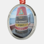 Southerst point Key West Buoy Metalen Ornament (Links)