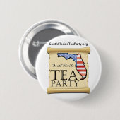 SouthFloridaTeaParty.org Ronde Button 5,7 Cm (Voorkant /achterkant)