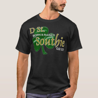 Southie D Street Born & Raised 02127 Premium T-shirt