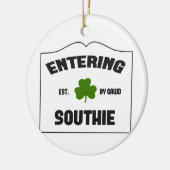 Southie invoeren keramisch ornament (Links)