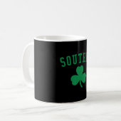 Southie Irish St Patrick's Day South Boston Koffiemok (Voorkant links)