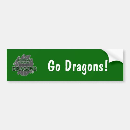SouthLake Carroll Dragons - SouthLake, TX Bumpersticker (Voorkant)