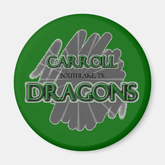 Southlake Carroll Dragons - Southlake, TX Magneet (Voorkant)