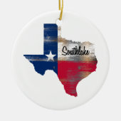 Southlake Texas Keramisch Ornament (Voorkant)