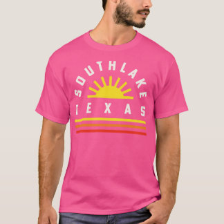 Southlake Texas Retro Stripes Sunset T-shirt