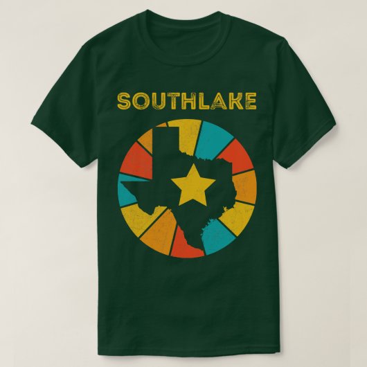 Southlake Texas  Verdrietig Souvenir 1 T-shirt (Design voorkant)