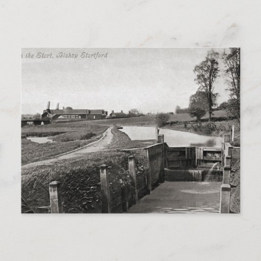 Southmill lock, Bishop's Stortford, VK Briefkaart (Voorkant)