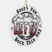 Southpaw linkshandig ornament (Rechts)