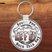 Southpaw linkshandige sleutelhanger (Voorkant)