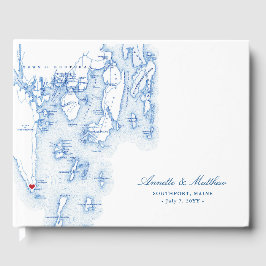 Southport Boothbay Harbor Maine Bruiloft Gastenboek