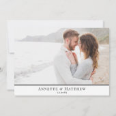 Southport Boothbay Harbour Maine Elegant Map Save The Date (Achterkant)