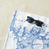 Southport Maine Persoonlijk Bachelorette-weekend Strandlaken (In situ)