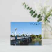Southport Marine Lake Briefkaart (Staand voorkant)