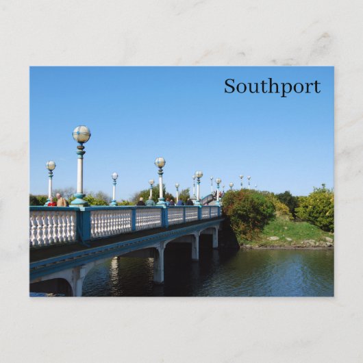 Southport Marine Lake Briefkaart (Voorkant)