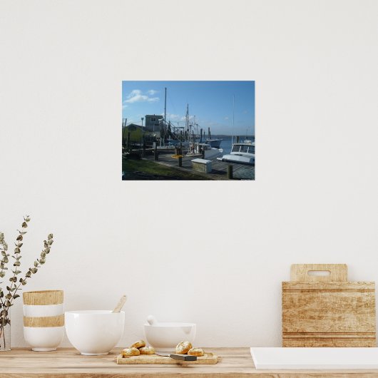 Southport, North Carolina - Vist Boats (2005) Poster (Keuken)