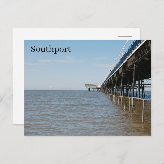 Southport Pier Briefkaart (Voorkant / Achterkant)