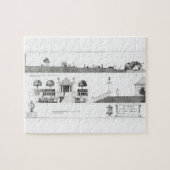 Southport: Sectie en details van Upper Terrace en Legpuzzel (Horizontaal)