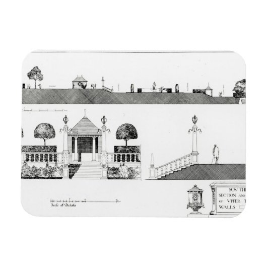 Southport: Sectie en details van Upper Terrace en Magneet (Horizontaal)