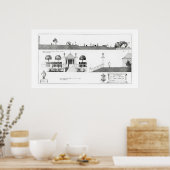 Southport: Sectie en details van Upper Terrace en Poster (Keuken)