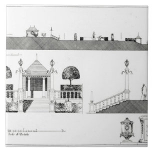 Southport: Sectie en details van Upper Terrace en Tegeltje