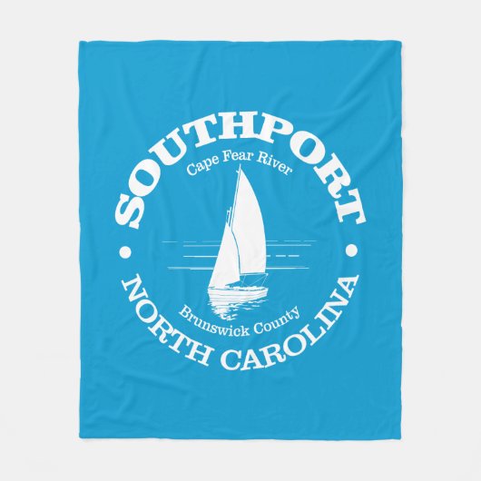 Southport (zeilboot) fleece deken (Voorkant)