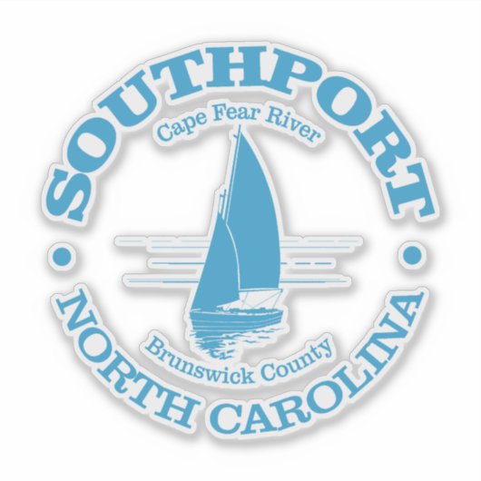Southport (zeilboot) sticker (Voorkant)
