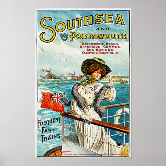 Southsea en Portsmouth Poster (Voorkant)