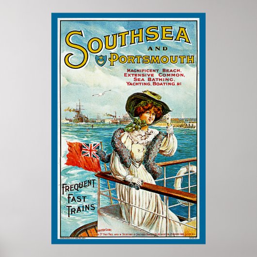 Southsea en Portsmouth Poster (Voorkant)