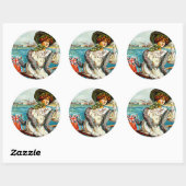 Southsea en Portsmouth Ronde Sticker (Vel)