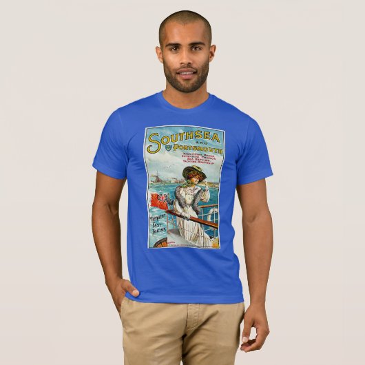 Southsea en Portsmouth T-shirt (Voorkant volledig)