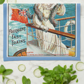 Southsea en Portsmouth Theedoek (Gevouwen)