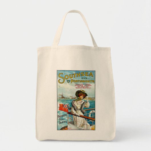 Southsea en Portsmouth Tote Bag (Voorkant)