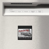 Southside Kind vierkante automagneet Magneet (Insitu (Vaatwasser))