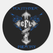 Southside Riders Helm Sticker (Voorkant)