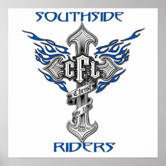 Southside Riders Poster 23 x 23 inch