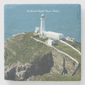 Southstack Light House Wales. Stenen Onderzetter (Voorkant)