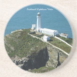 Southstack Lighthouse Wales. Zandsteen Onderzetter