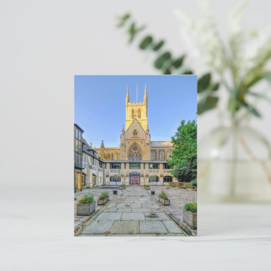 Southwark Cathedral, Londen Briefkaart Verenigd Ko (Staand voorkant)