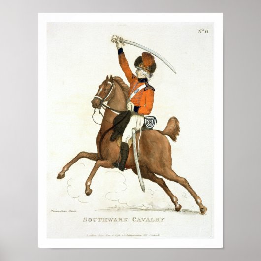 Southwark Cavalry Volunteer, bord 6 van 'Loyal V Poster (Voorkant)