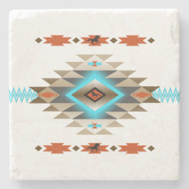 Southwest 3-ontwerp stenen onderzetter