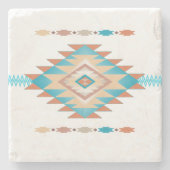 Southwest 4-ontwerp stenen onderzetter (Voorkant)