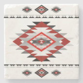 Southwest 5-ontwerp stenen onderzetter (Voorkant)