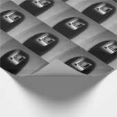 Southwest Adobe Passageway: zwart-wit foto Cadeaupapier (Hoek)