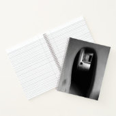 Southwest Adobe Passageway: zwart-wit foto Notitieboek (Binnen)